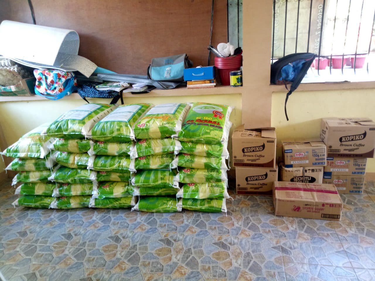 Rice and Jesus Christ outreach supplies